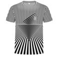 thumbnail image 1 of TSADFHJI Chemises pour Hommes Manches Courtes Automne Printemps Imprimé Manches Courtes Col Rond T-Shirt Floral Tendance Mode TTTG Gris, 1 of 3