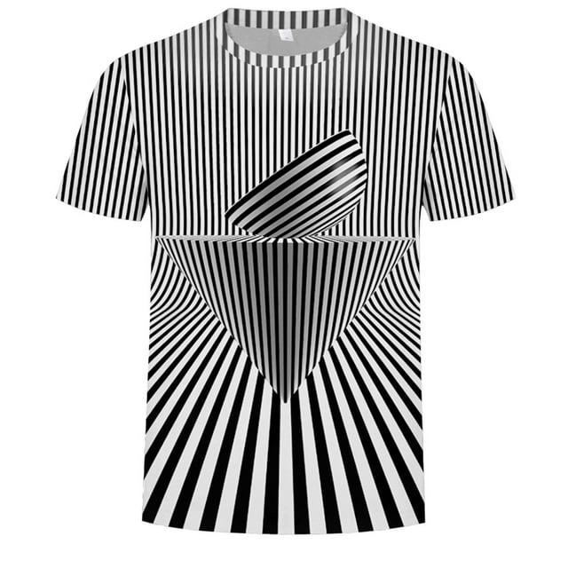 TSADFHJI Chemises pour Hommes Manches Courtes Automne Printemps Imprimé Manches Courtes Col Rond T-Shirt Floral Tendance Mode TTTG Gris