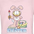 thumbnail image 2 of Junior's Garfield Happy Easter Bunny Ears Cat Graphic T-Shirt, 2 of 3