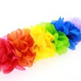 thumbnail image 4 of JDEFEG Stretchy Baby Headbands Rainbow Flower Headband Kids Baby Girls Rainbow Floral Hair Band Flower Headwear Oversized Bows Baby Girls Yellow One Size, 4 of 8