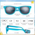 thumbnail image 3 of Gafas de sol polarizadas para niños, anti UV400, gafas de sol para bebés, montura de goma flexible, gafas deportivas unisex para niñas y niños de 2 a 7 años, 3 of 4