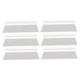 thumbnail image 4 of SWETRACE 6Pcs Transparent Plastic Wall Shelves for Displaying Shoes in Store Or Home, 4 of 8