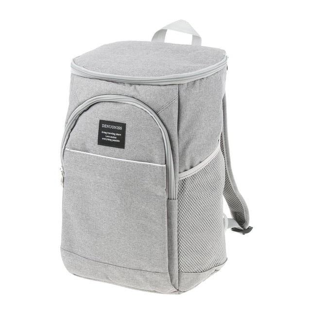 Bolsa de Almuerzo Aislada Wosthever de 18L para Camping y Picnic Gris