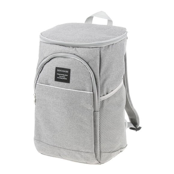 Greeniant 18L Backpack Cooler Camping Picnic Insulated Bag Container Lunch Kits de desorden para acampar gris claro