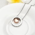 thumbnail image 3 of Circle of Life Eternity Memorial Urn Necklace Cremation Jewelry Urn Necklace for Ashes Heart Keepsake, 3 of 6