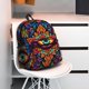 thumbnail image 5 of Disketp Vibrant Psychedelic Eye Mochila Ligera Clásica con Múltiples Bolsillos, Mochila Casual para Hombre y Mujer, Ideal para Escuela, Trabajo y Viajes, 5 of 6