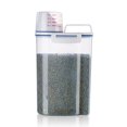 thumbnail image 4 of JShteea Contenedor Almacenamiento Arroz Caja Almacenamiento Alimentos Transparente Gran Capacidad Accesorios, 4 of 9