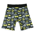 thumbnail image 4 of DC Comics Batman Men's Boxer Briefs Bat Symbol Gotham City Dark Knight Force Of Good Tight Fit Underwear, 4 of 5