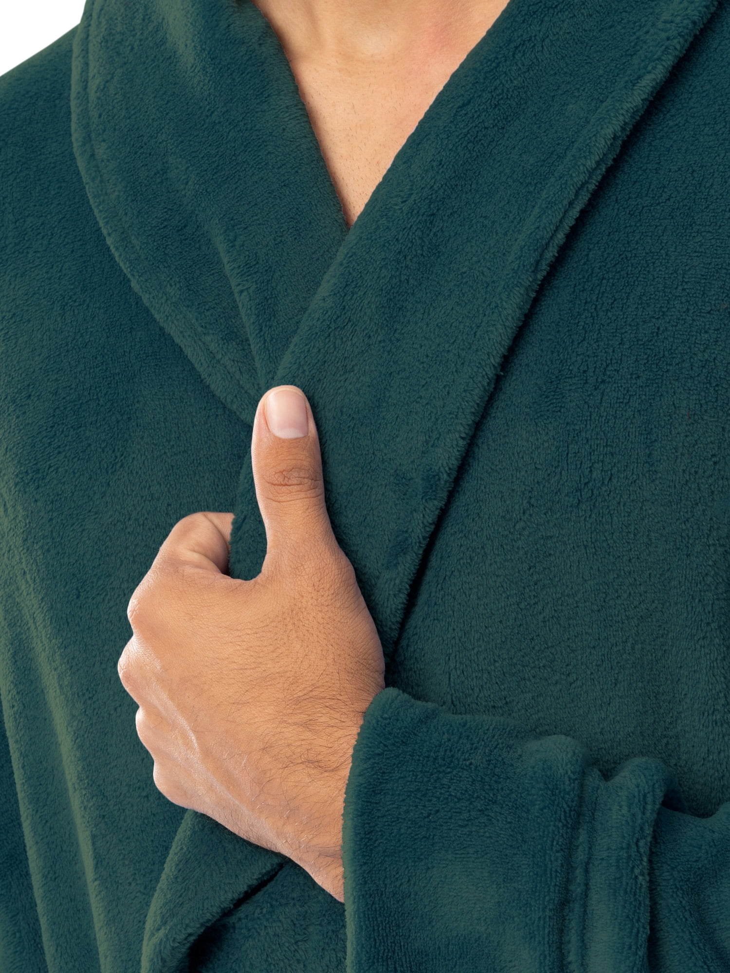 Fruit of the Loom Men's Sleep Soft Fleece Robe, One Size