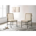 thumbnail image 4 of Lilola Home Torrance Set of 2 Oak Finish Dining Chairs, 4 of 6