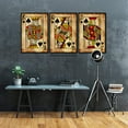 thumbnail image 4 of Retro Playing Card Wall Art Poker Wall Art Canvas Prints Joker Jack Queen King Room Art Painting Vintage Poker Posters Game Room Poker Artwork for Living Room Bedroom Bar Decor, 4 of 6
