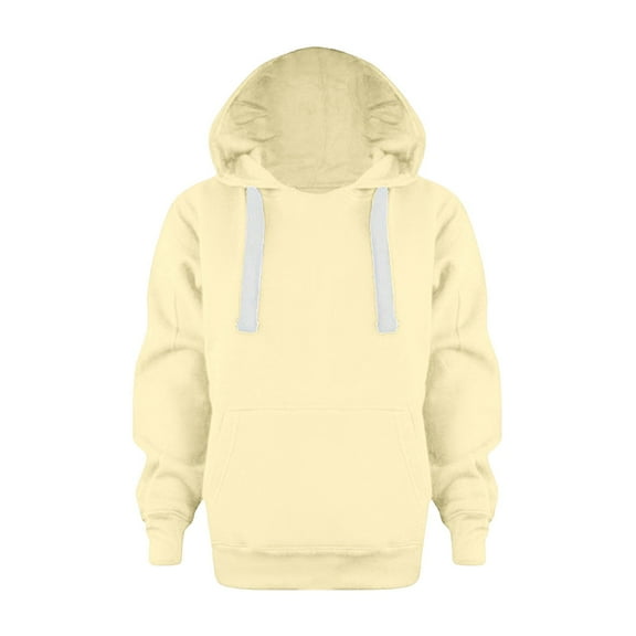 WOYY Big Boys Hoodie Solid Color Zipper Hooded Sweatshirt for Children,