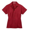 thumbnail image 5 of Port Authority Ladies Patterned Easy Care Camp Shirt-L (Persian Red), 5 of 6