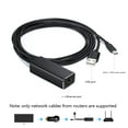 thumbnail image 4 of Matsuzay Adaptador USB Ethernet, accesorios de conexión, accesorio de televisión, herramienta de equipo convertidor de conector de red estable de alta Juegos de teclado y mouse para computadora, 4 of 8