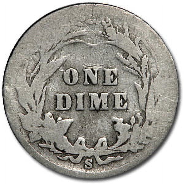 1901-S Barber Dime AG - Walmart.com