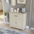 thumbnail image 6 of Furniture of America Bombas Wood 1-Drawer Hallway Cabinet in Antique White, 6 of 9