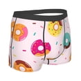 thumbnail image 3 of Haiem Donut Men's Boxer Briefs, Every Day Comfort Stretch Cotton Moisture-Wicking Underwear-Medium, 3 of 9