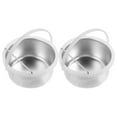 thumbnail image 4 of 2pcs Wax Pot Wax Warmer Replacement Tin Inner Pot Portable Hair Removal Waxing Bowl For Hair Remover Machine Salon And Home Use, 4 of 8