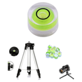 thumbnail image 3 of 16Pcs Mini Circular Bubble Spirit Level Levels Inclinometers for Leveling Telescope,Tripod,10X6mm,Non-Adhesive, 3 of 7
