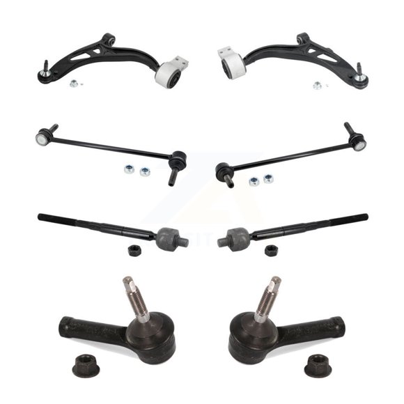 Kit de Liaison de Barre Stabilisatrice de Tige de Direction avant de Bras et Rotule (8 Pcs) pour Voiture Ford Explorer Police Intercepteur Utilitaire - Côté Gauche Droit (Conducteur Passager) K72-101530