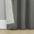 thumbnail image 6 of Sun Zero Vance 2-Piece Magnetic Closure 100% Blackout Back Tab Curtain Panel Pair, 37"x84", Steel, 6 of 9