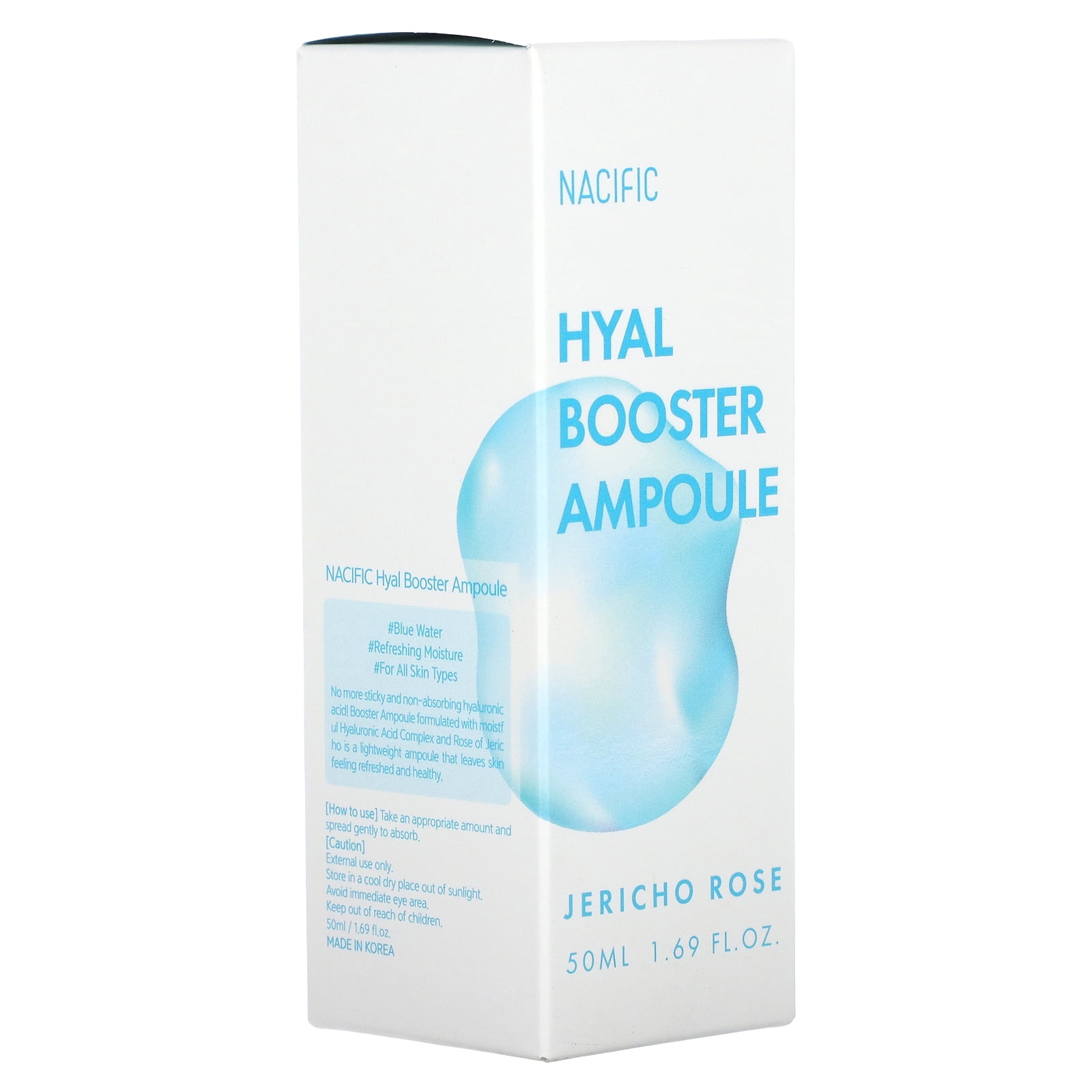 Nacific Hyal Booster Ampoule, Jericho Rose, 1.69 fl oz (50 ml)
