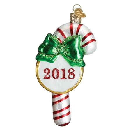 - Old World Christmas 36245 2018 Candy Cane Ornament