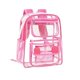 thumbnail image 2 of CaiYueKe Clear PVC Backpack Transparent Stadium Backpack for College Travel Events Large Capacity Waterproof Lightweight Breathable Backpack for Laptop Work Commuter, 2 of 7