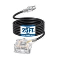 thumbnail image 1 of Cable de extensión para exteriores DEWENWILS de 25 pies y 6 salidas, 15 A/125 V/1875 W, 1 of 7