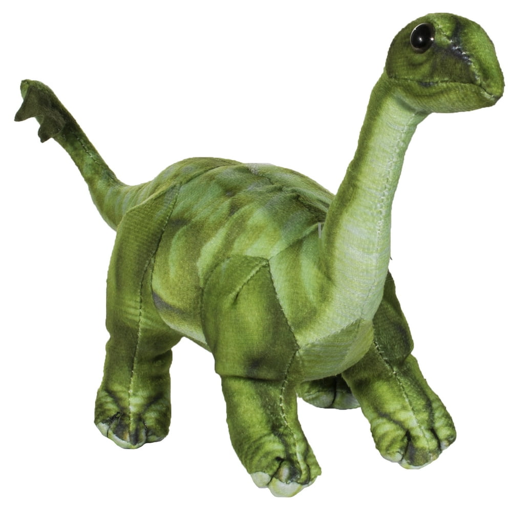 13 Inch Long Dinosaur Plush Toy With 3D Artwork Detail (Brachiosaurus