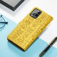 thumbnail image 6 of for T-Mobile REVVL 6 Pro 5G Case, Premium PU Leather Wallet Case [Cat & Dog & Flowers Embossed] Card Slots Kickstand Magnetic Closure Flip Case Cover for T-Mobile REVVL 6 Pro 5G, Yellow, 6 of 6