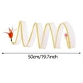 thumbnail image 3 of Ikohbadg Foldable Cat Tunnel Pet Toy, Elastic S-Type Interactive Tunnel with Mouse and Feather Teasers, Safe, Durable, and Ideal for Multiple Cats, Fun for Indoor Play, 3 of 9