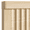 Natural, variant on Aufeile End Table Set of 2, Narrow Fluted Boho Wood Side Table with Storage Shelf, Small Space Accent Table, Walnut