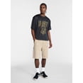 thumbnail image 2 of No Boundaries Graphic Boxy Fit Mesh Jersey Style Shirt, Men's XS-5XL, 2 of 5