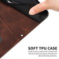 thumbnail image 6 of Allytech Retro Wallet Case for iPhone 16, Synthetic Leather Inner TPU Flip Folio Stand Hand Wrist Cards Holder Shockproof Wallet Cover for Apple iPhone 16 - Brown, 6 of 10