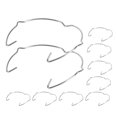 thumbnail image 1 of BESTYASH 20Ud Abrazaderas Metálicas Resorte Para Sujetar Empotrados Con Duradero, 1 of 8