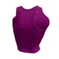 thumbnail image 4 of Seamless Yoga Tank Tennis Top for Workout with Built-In Support for Everyday Home Gym and Fitness Activewear Purple M, 4 of 5