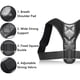 thumbnail image 3 of Corrector PU Back Brace Protable Elástico para Home Office Supplies Black Ndcxsfigh Para Estrenar, 3 of 8