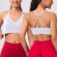 thumbnail image 2 of Timegard Soutiens-gorge de Sport pour Femmes, Bretelles Spaghetti Ajustables, Maintien Élevé, Extensible, Entraînement Course, Sans Armatures, 2 of 5