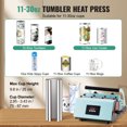 thumbnail image 2 of KFFKFF Machine de Presse à Chaud pour Gobelets 11-30 Oz, Presse à Tasse, Gobelets de Sublimation, Vert, 2 of 9