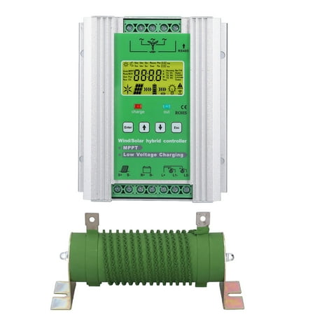

PAOMIAN Wind Solar Hybrid Controller MPPT Boost Charge Controller for Acid Lithium Battery DC12V 24V