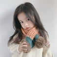 thumbnail image 2 of Kids Knit Scarf Toddler Winter Warm Scarves Neck Warmer Fashion Pompom Scarf for Boys Girls, 2 of 4