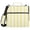 Light Yellow and Off-white Striped, variant on 3 Ring Zipper Binder with Shoulder Strap Waterproof Trapper Keeper 2 Inch D-Ring 500 Sheets Capacity Stylish and Cool Skull