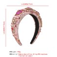 thumbnail image 2 of Diademas con diamantes de imitación para mujeres y niñas, accesorios retro para el cabello., 2 of 5