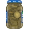 Vlasic Ovals Hamburger Pickle Chips, Dill Pickles, 16 Oz Jar