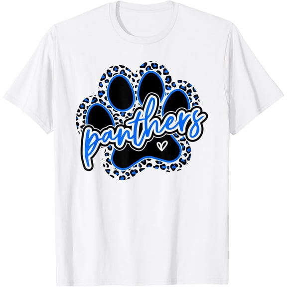 Panthers School Sports Team Spirit T Shirt All Size S-5XL