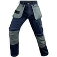 thumbnail image 2 of Notus Men's Work Utility & Safety Pants Reinforced Cordura Knee Tactical Pants Utility Tools Holster Pockets workwear pants Navy 36-30, 2 of 8