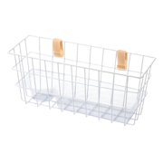 Carex Strap-on Metal Mobility Organizer and Basket with Tray, Silver, 1 Count