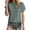 Green, variant on Womens Tops Workout Shirts Solid Color Spring Summer Crewneck Loose Short Sleeved Plain Tees Blouses Green M