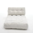 thumbnail image 6 of Leumius Folding Sofa Bed,Convertible Sleeper Chair with Pillow Foldable Mattress with Back Support, Portable Fold Out Chair Bed Comfy Floor Sofa Lounge for Living Room BedroomWhite, 6 of 8